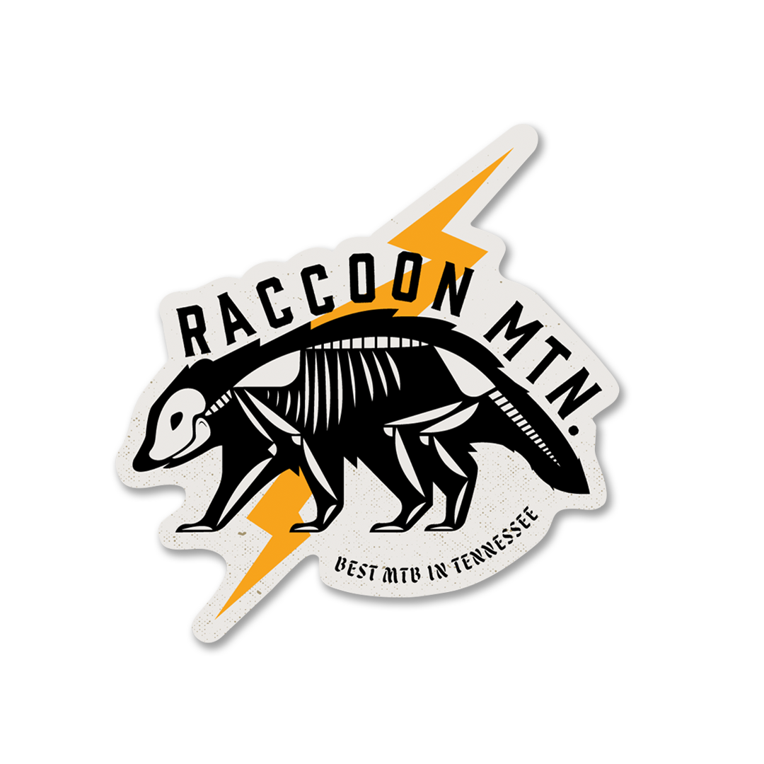 Raccoon Mountain - High Voltage Sticker