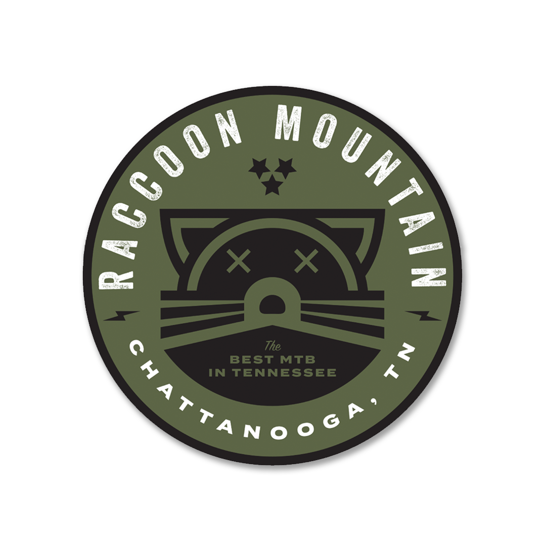 Raccoon Mountain - Badge Sticker