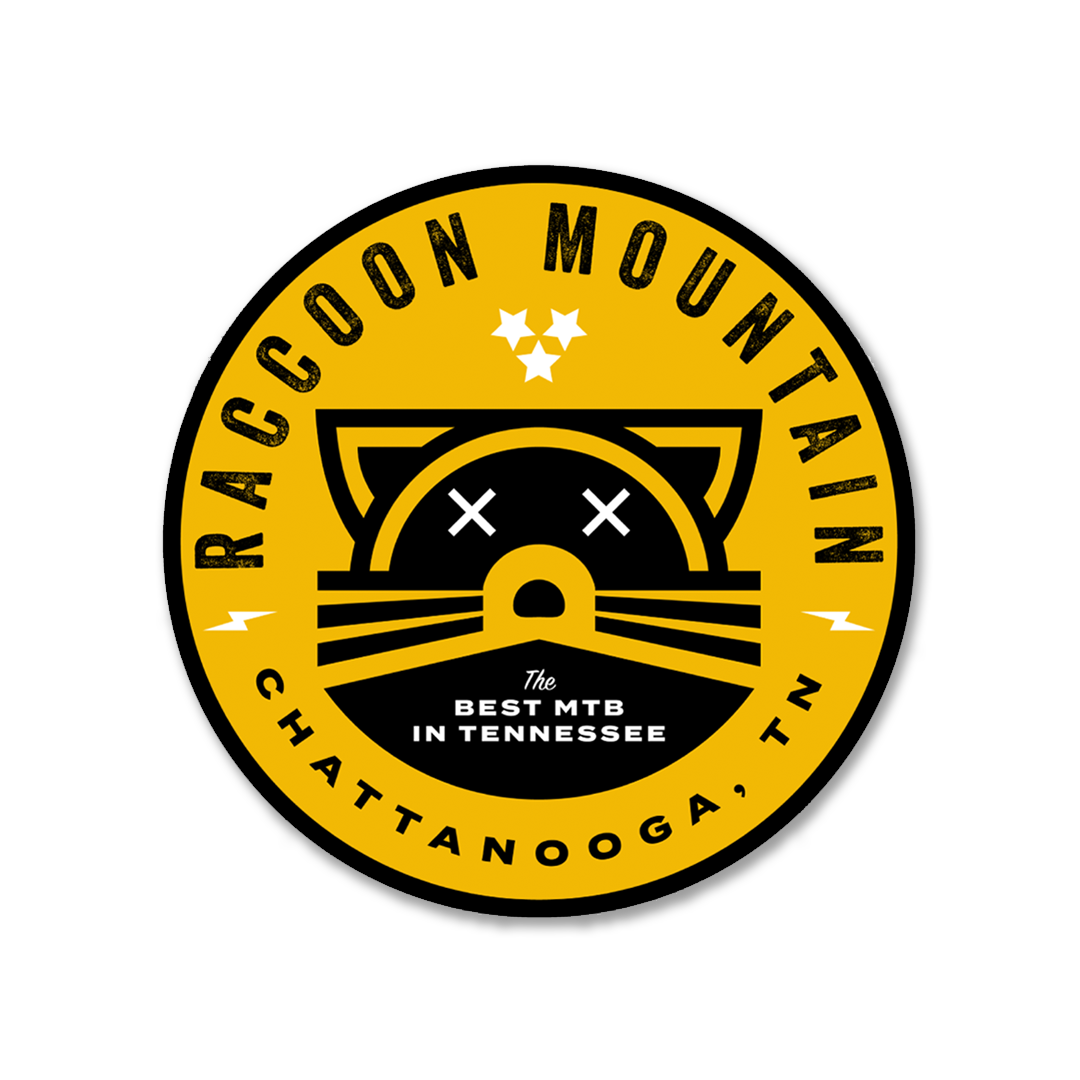 Raccoon Mountain - Badge Sticker