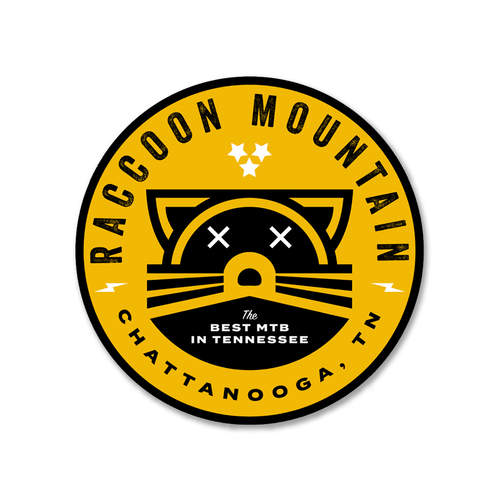 Raccoon Mountain - Badge Sticker
